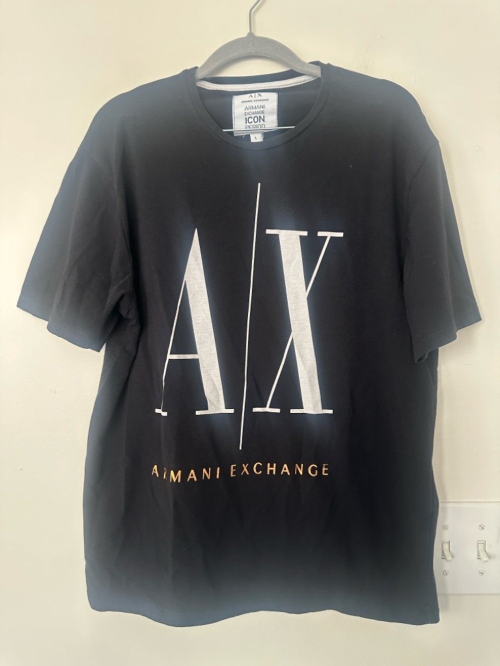 Armani Exchange Men's Printed Icon Logo T-Shirt L